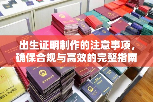 大名出生证明制作的注意事项，确保合规与高效的完整指南
